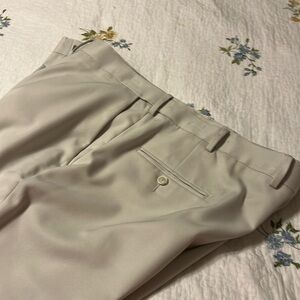 Saddlebred off white classic an comfortable big men’s pants 42 waist 29 length